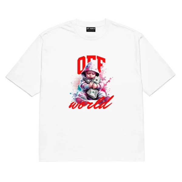 Off-World Baby Tee White Fr