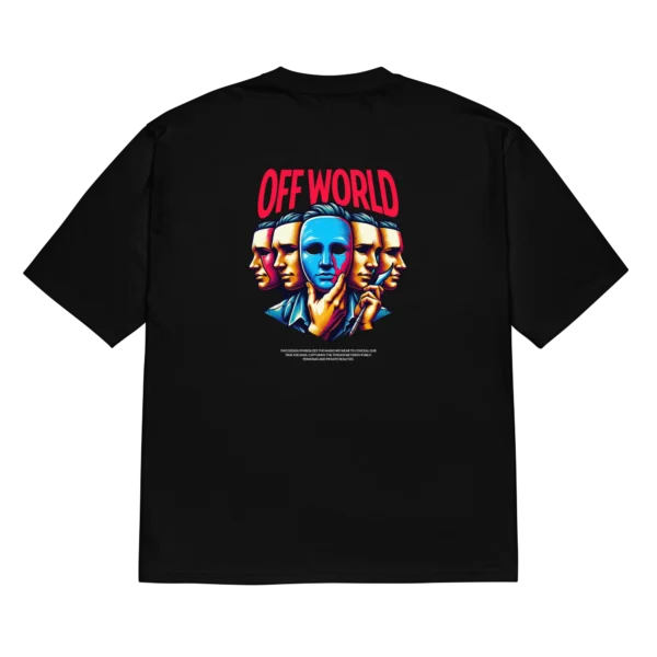 Off-World Masked Tee Black Back