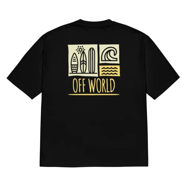 Off-World Waves Black Back