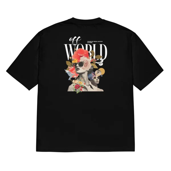 Off-World Fueled By Ideas, Alive By Actions Black Back