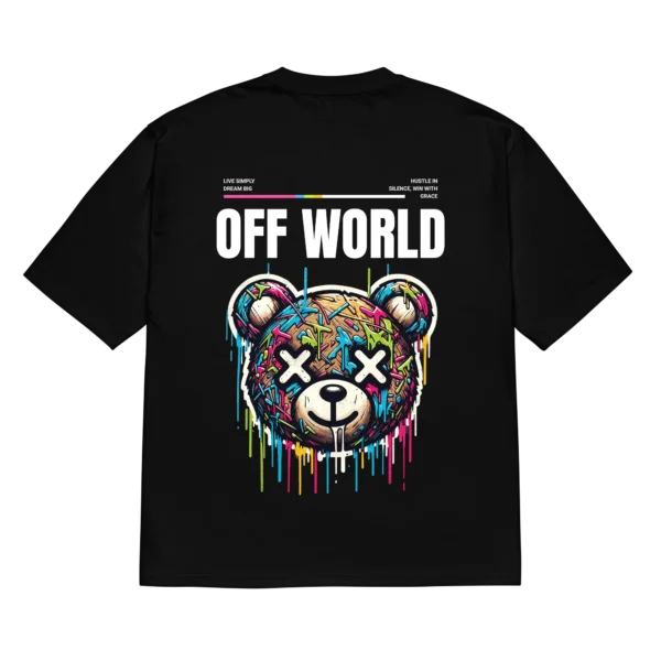 Off-World Live Simple Dream Big Tee Black Back