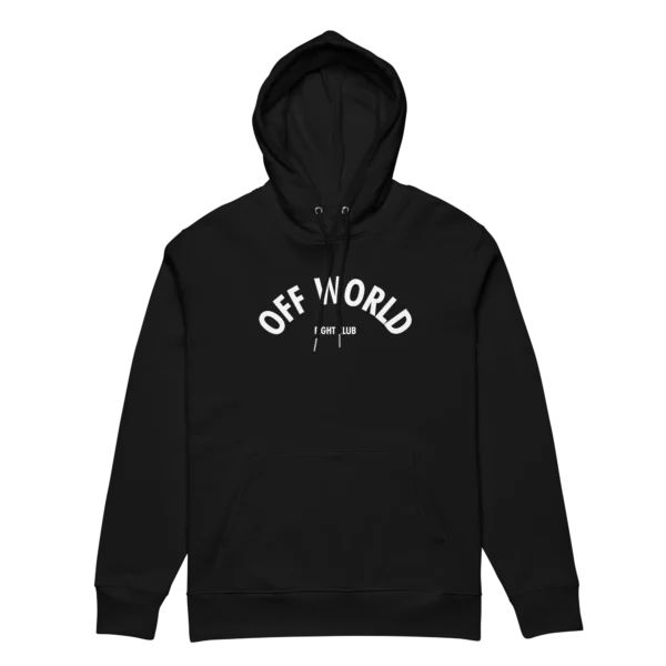 Fight Club Hoodie Front Black